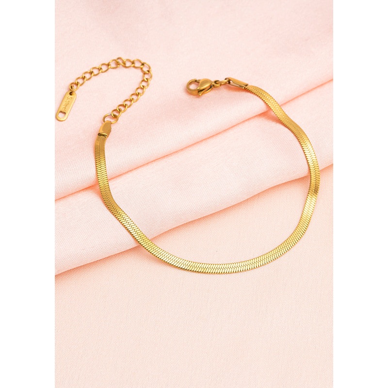 Golden Stainless Steel Bracelet - JD986596775