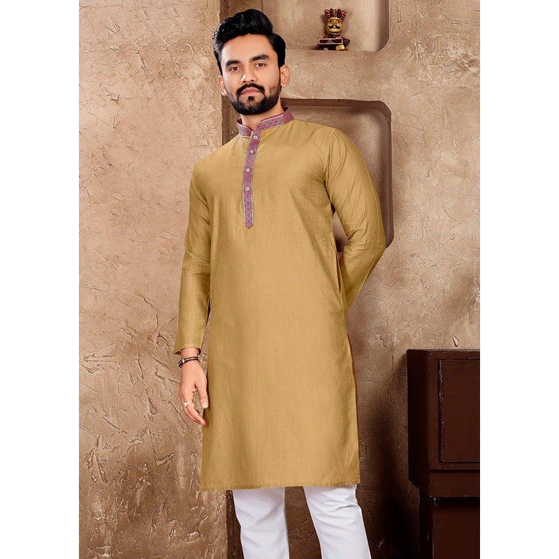 Mehendi Silk Kurta - JD986596014
