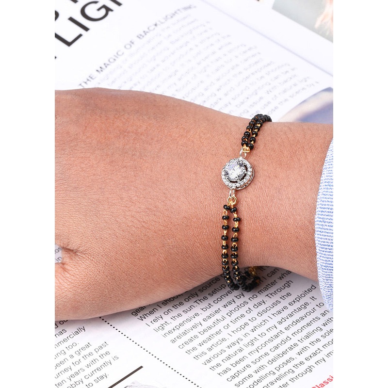 Gold Plated Mangalsutra Bracelet - JD986594815