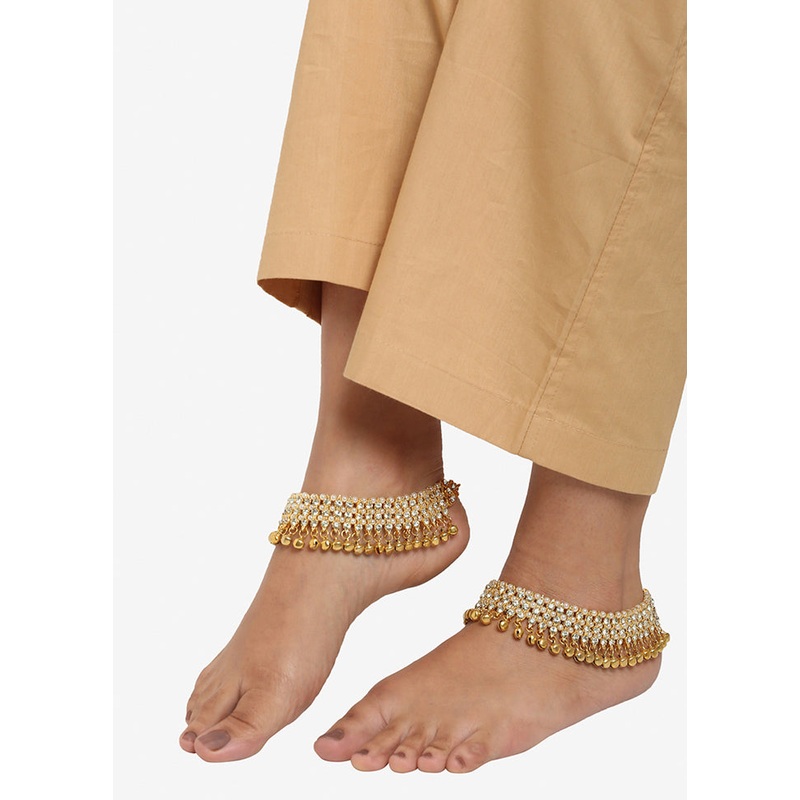 Pair Of Ghungroo Anklets - JD986594894