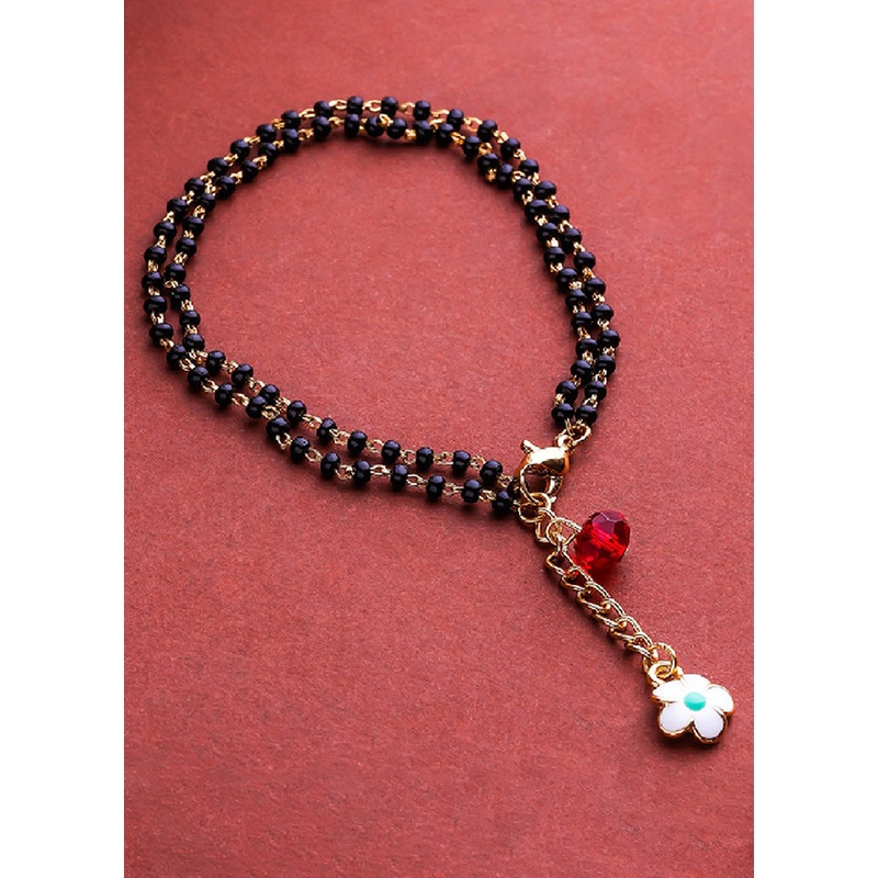 Gold Plated Adorable Mangalsutra Bracelet - JD986594150