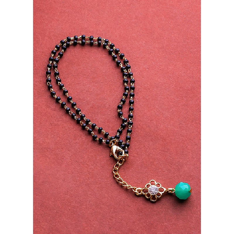 Gold Plated Amore Mangalsutra Bracelet - JD986594152