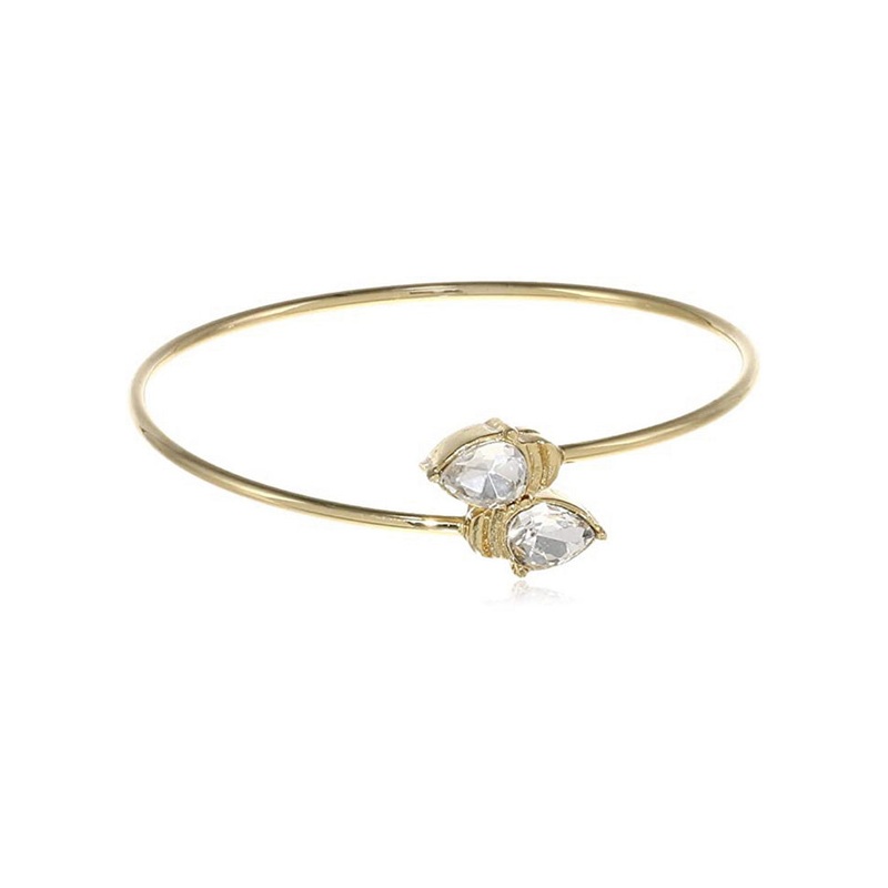 Estele Gold Plated Blossom Cuff Bracelet - JD986593011