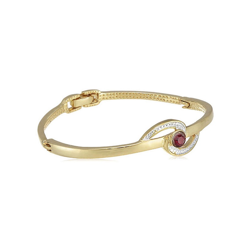 Estele Gold Plated Infinity Wave Cuff Bracelet - JD986593017