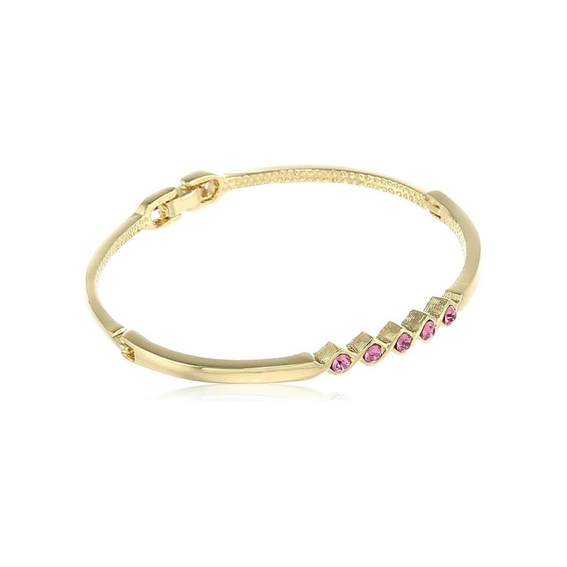 Estele Gold Plated Studded Bracelet - JD986592916