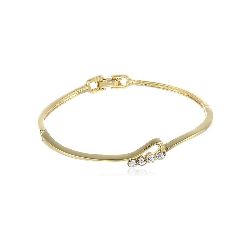 Estele Gold Toned Design Bracelet - JD986592960