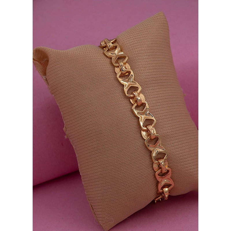 Estele Gold Toned Design Bracelet - JD986593077