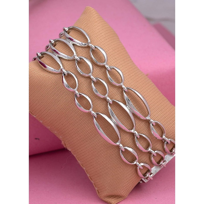 Estele Rhodium Plated Bracelet - JD986592991