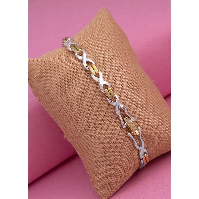 Estele Rhodium Plated Bracelet - JD986593086