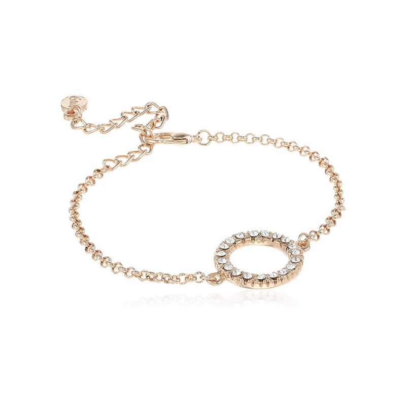 Estele Rhodium Plated Chain Bracelet - JD986593062