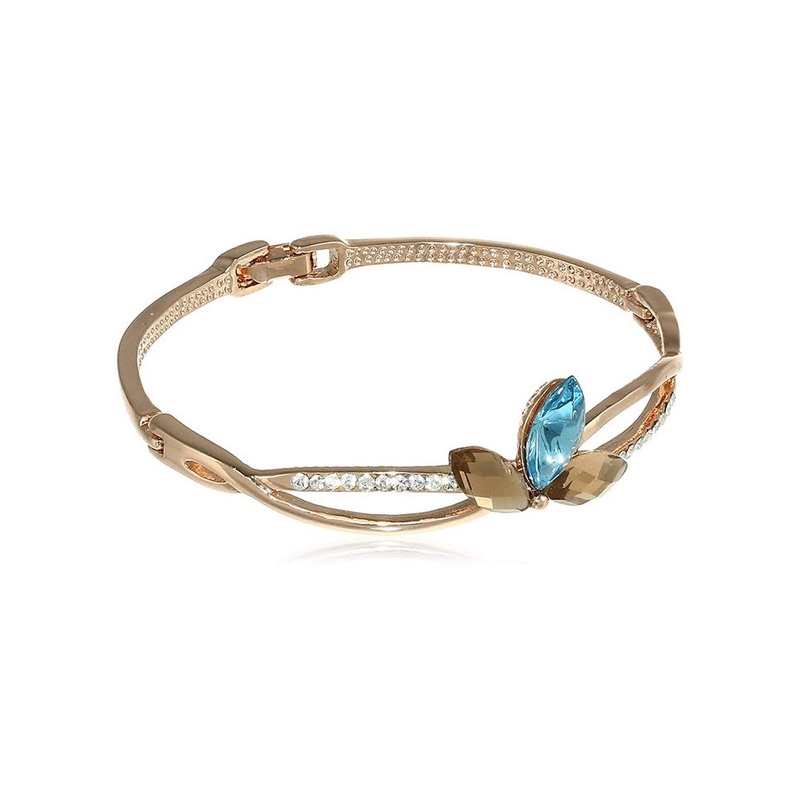Estele Rhodium Plated Pink Bracelet - JD986593026
