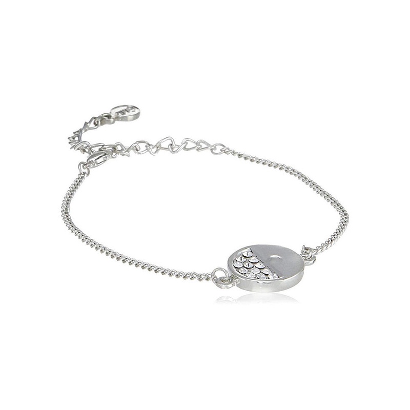 Estele Rhodium Plated Polaris Chain Bracelet - JD986593061