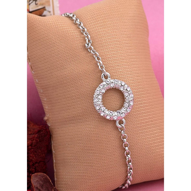 Estele Rose Gold Plated Opal Chain Bracelet - JD986593059
