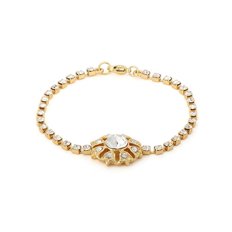 Estelle Round Crystal Stone Bracelet - JD986591909