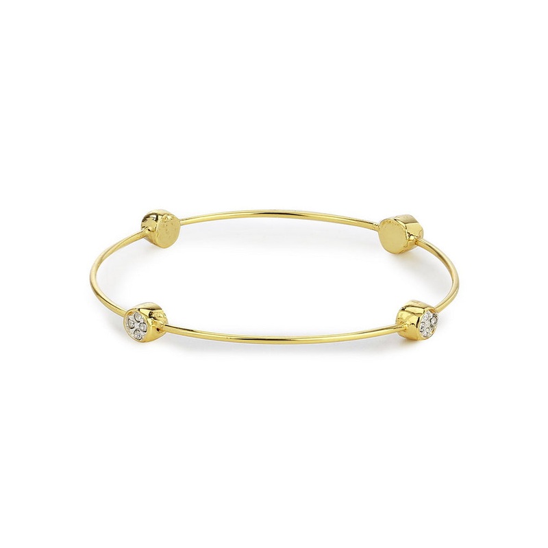 Estelle White Austrian Crystal Stone Bracelet - JD986591942