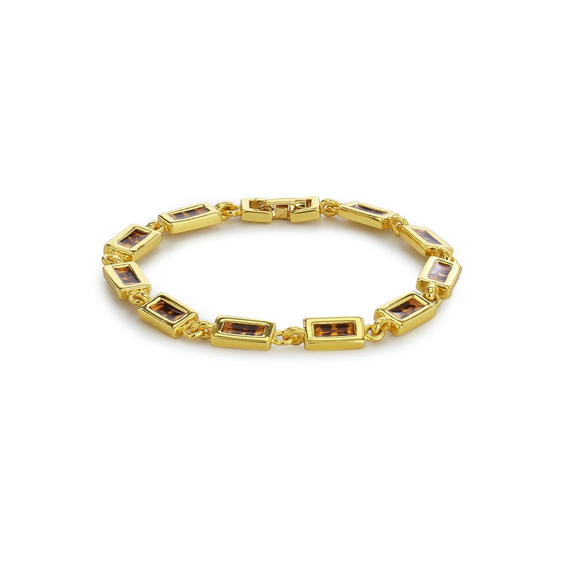 Estelle Brown Colour Stone Bracelet For Womens - JD986591835