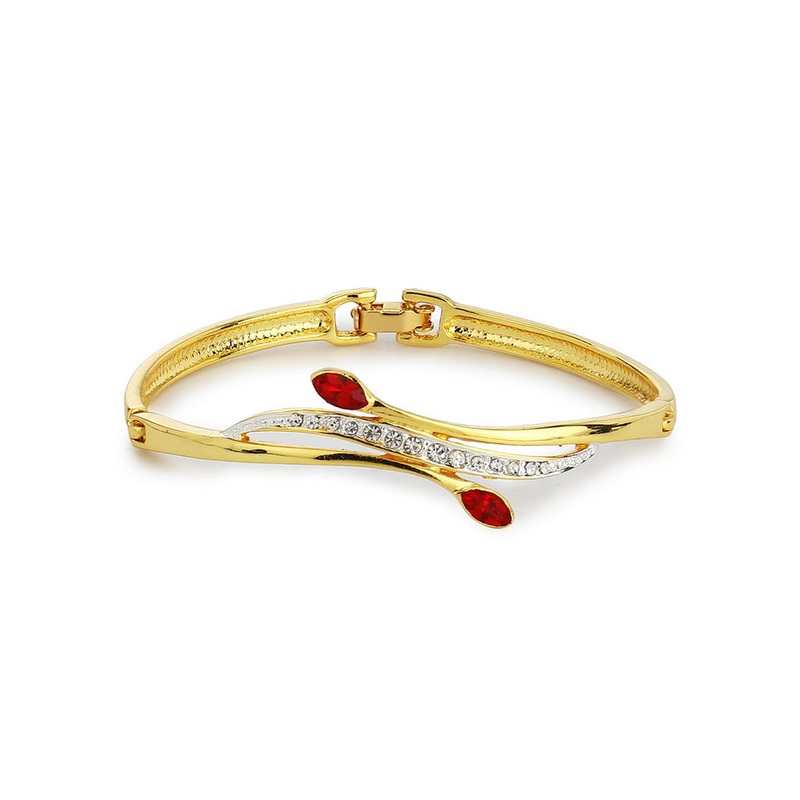 Estelle Red And White Stone Bracelet - JD986591837