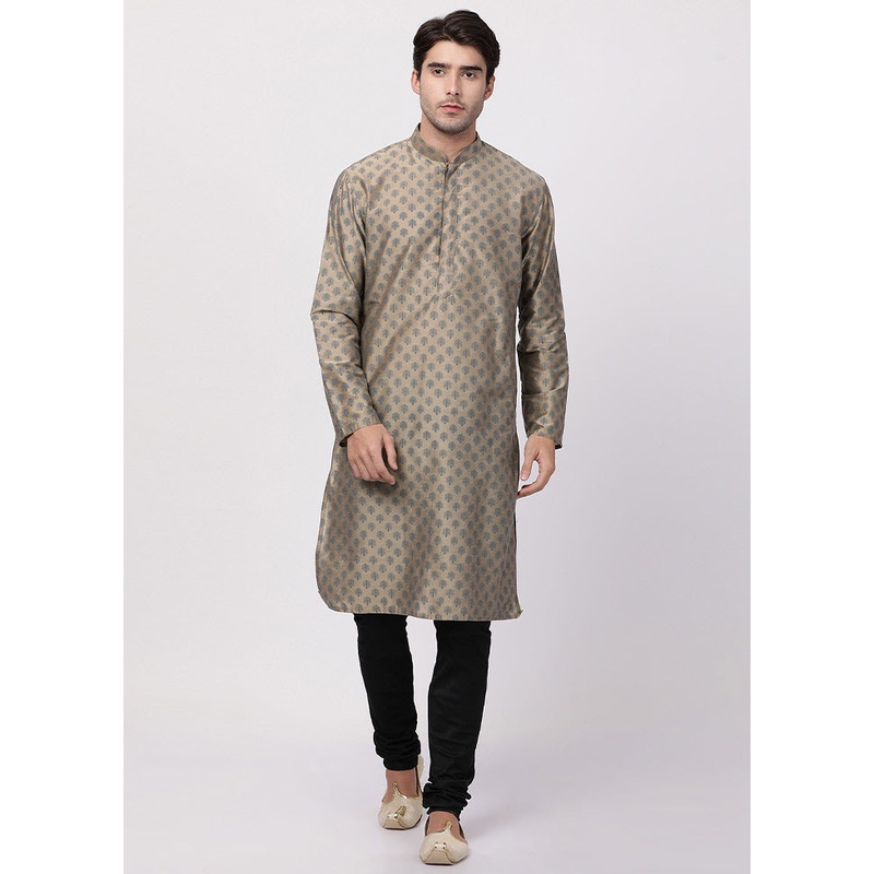 2 Pc Chiku Cotton Kurta Pajama Set - JD986590184