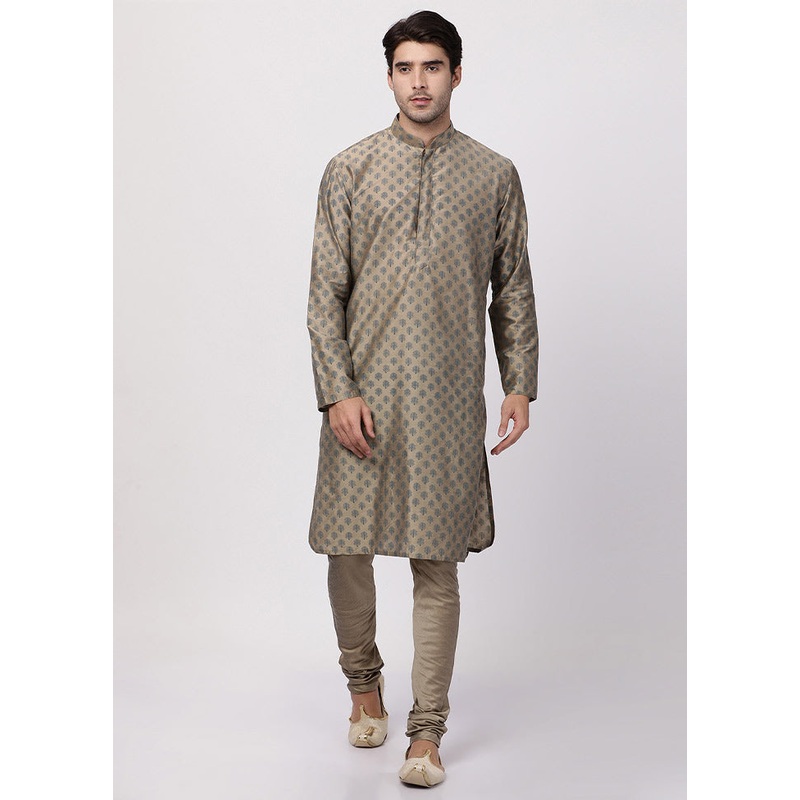 2 Pc Chiku Cotton Kurta Pajama Set - JD986590185