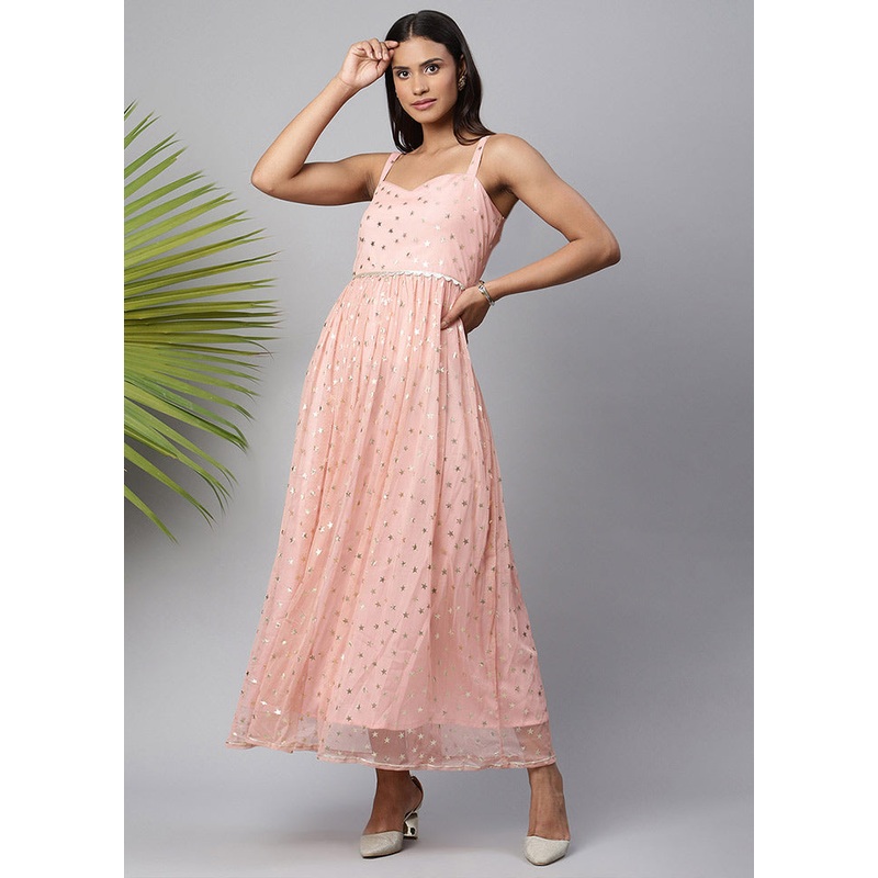 Pink Readymade Silk Woven Kurti - JD986590286