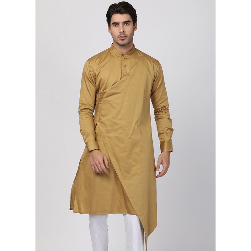Chiku Cotton Solid Kurta - JD986590038