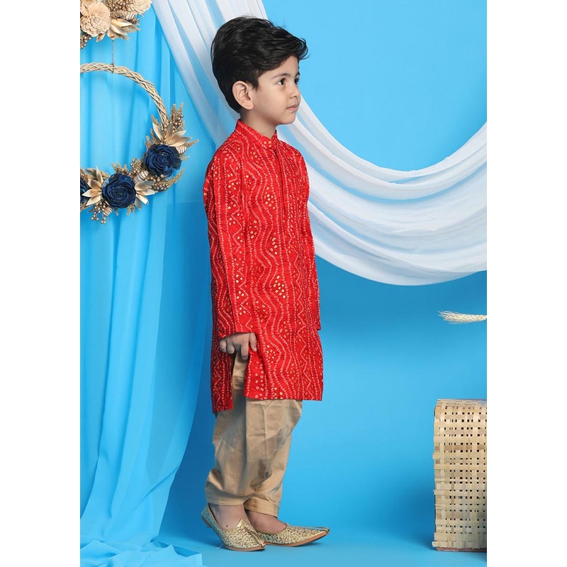 2 Pc Maroon Viscose Kurta Pajama Set - JD986587884