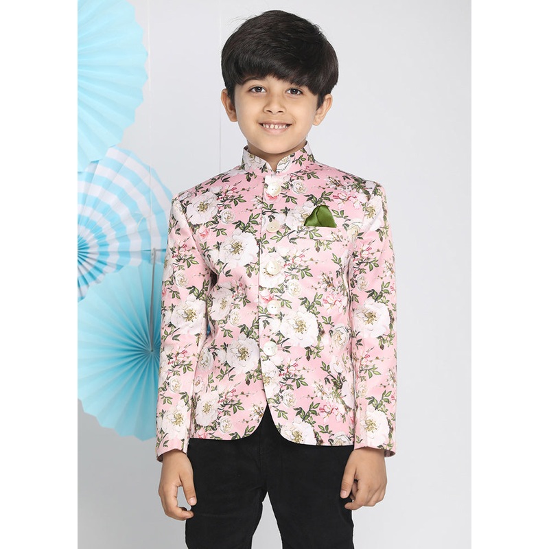 Pink Silk Ethnic Jacket - JD986587984