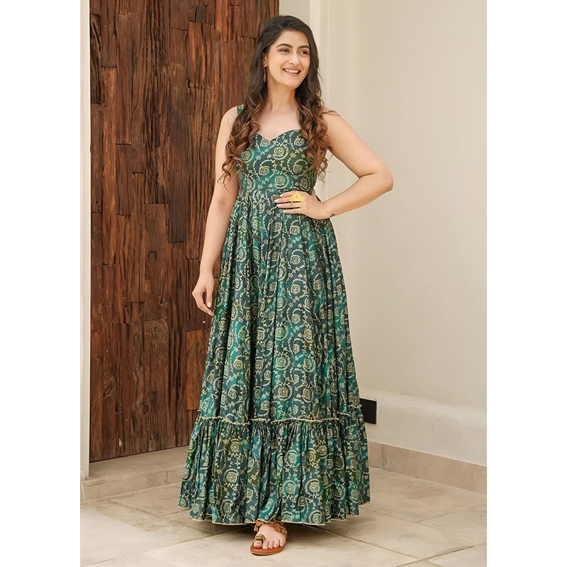Rama Readymade Rayon Indian Dress - JD986587160