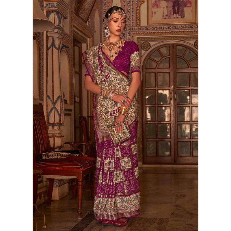 Pink Dupion Silk Saree With Blouse Piece - JD986586521