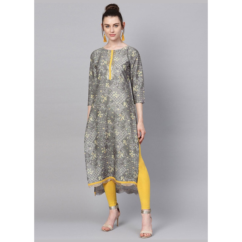 Multicolor Readymade Printed Kurti - JD986585182