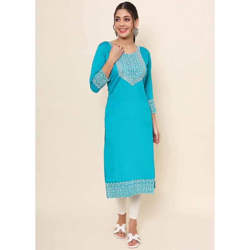 Firoza Readymade Cotton Kurti - JD986584654