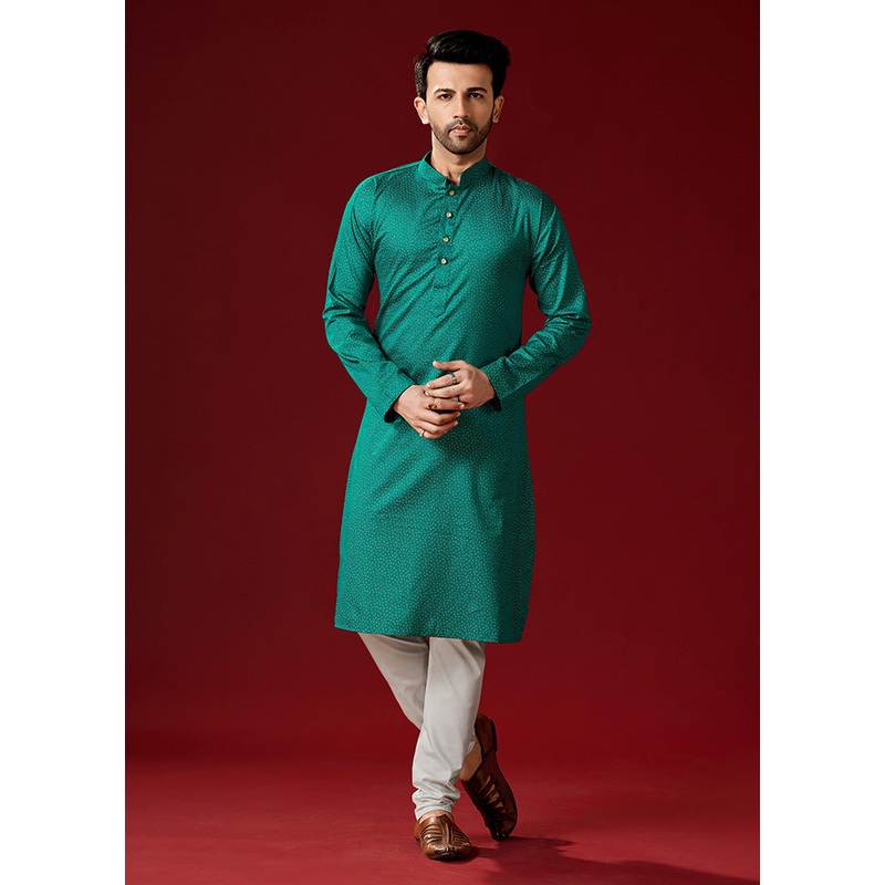 2 Pc Rama Cotton Kurta And Pajama Set - JD986584067