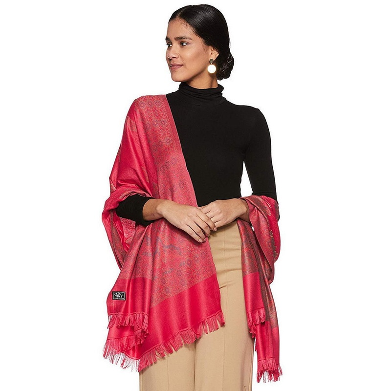 Navy Blue Zari Woven Ethnic Dupatta - JD986583857