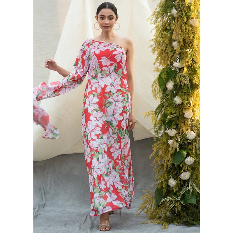 Blue Readymade Silk Top - JD986583145