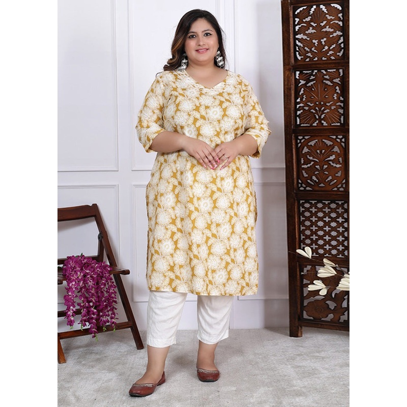 Multicolor Pure Readymade Cotton Long Kurti - JD986582754