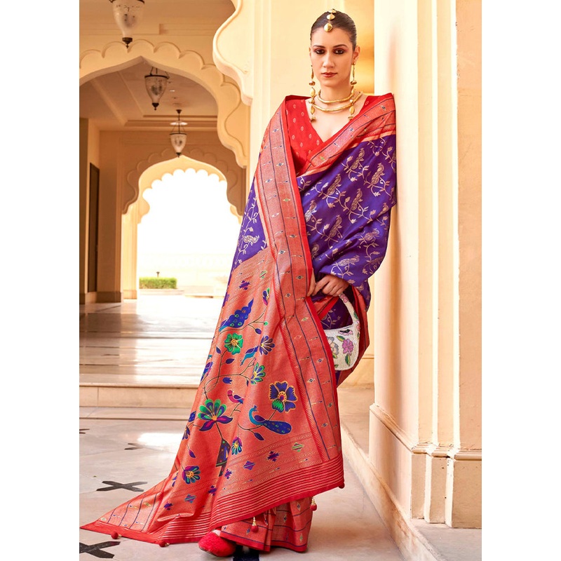 Pink Dupion Silk Saree With Blouse Piece - JD986579967